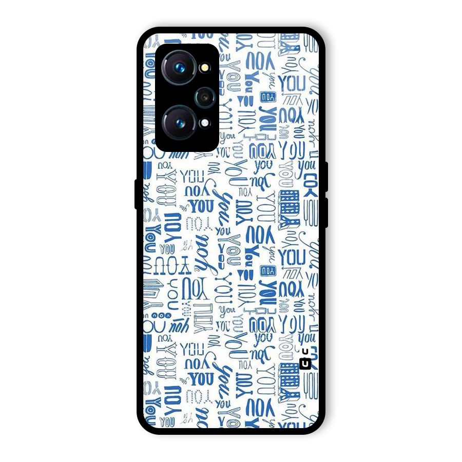 You Pattern Glass Back Case for Realme GT Neo2
