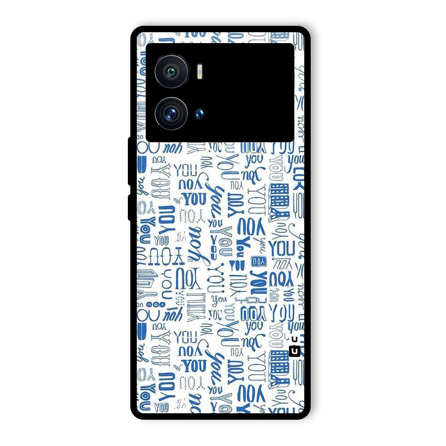 You Pattern Glass Back Case for Vivo iQOO 9 Pro