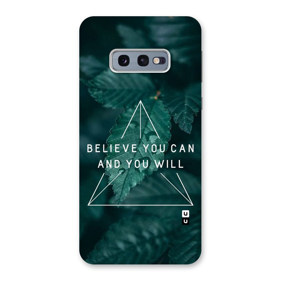 You Will Back Case for Galaxy S10e