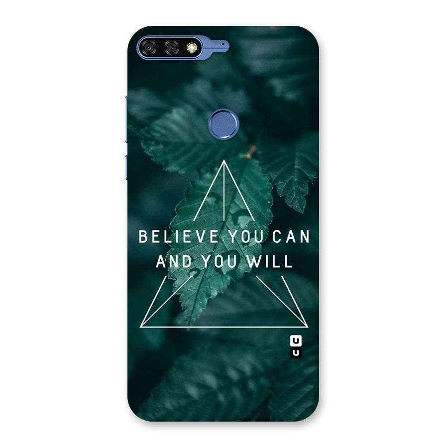You Will Back Case for Honor 7C