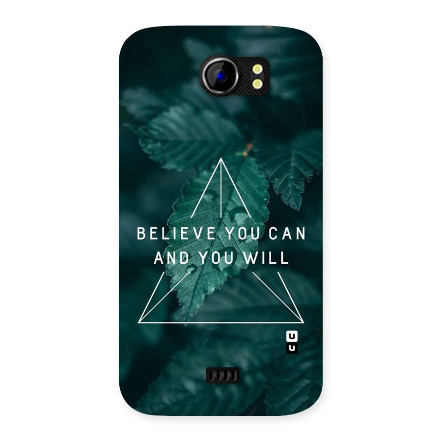 You Will Back Case for Micromax Canvas 2 A110
