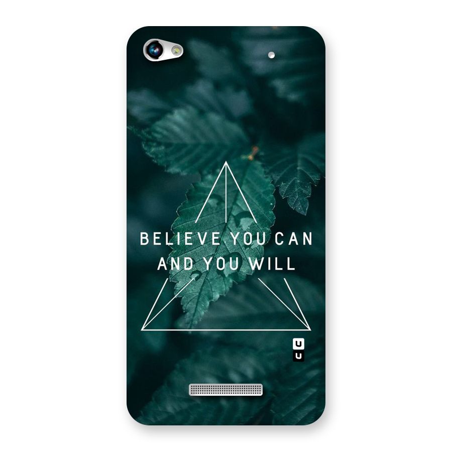 You Will Back Case for Micromax Hue 2