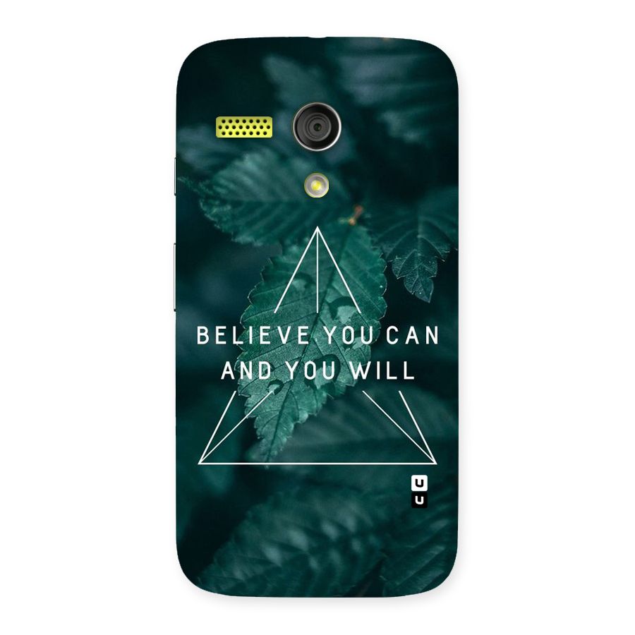 You Will Back Case for Moto G
