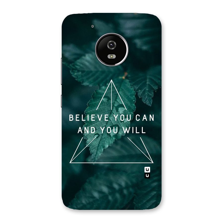 You Will Back Case for Moto G5