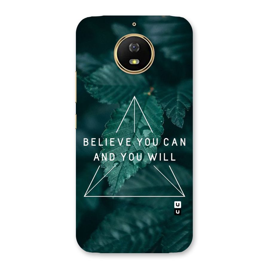 You Will Back Case for Moto G5s