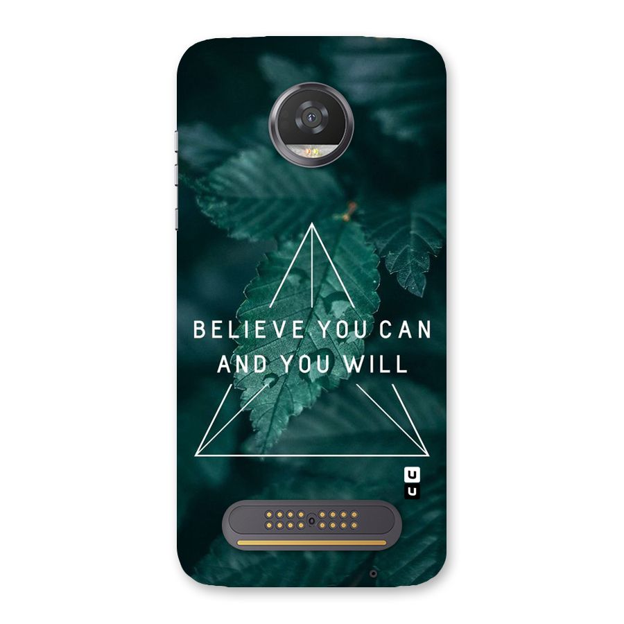 You Will Back Case for Moto Z2 Play