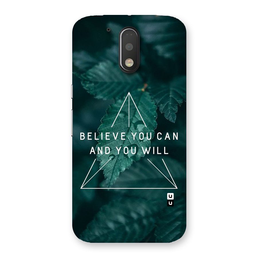 You Will Back Case for Motorola Moto G4