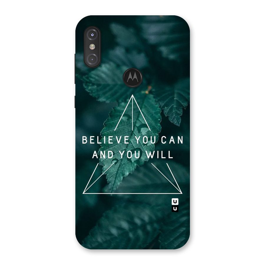 You Will Back Case for Motorola One Power