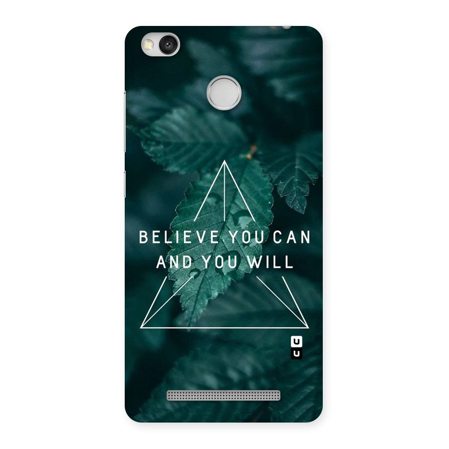 You Will Back Case for Redmi 3S Prime