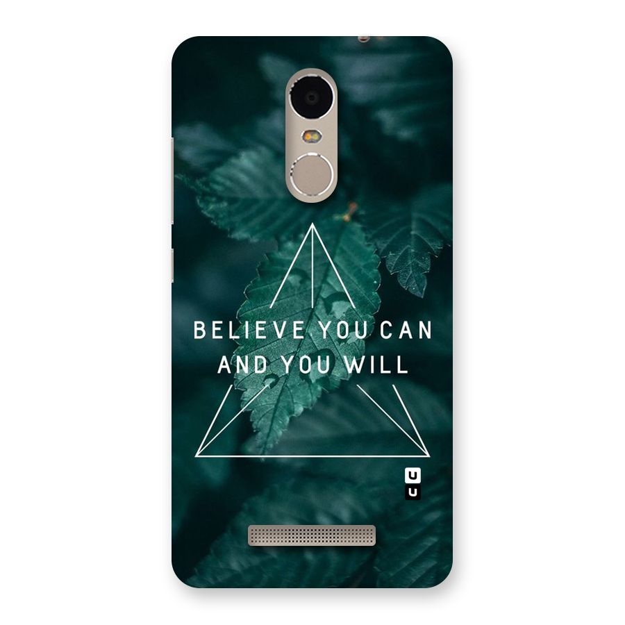You Will Back Case for Xiaomi Redmi Note 3