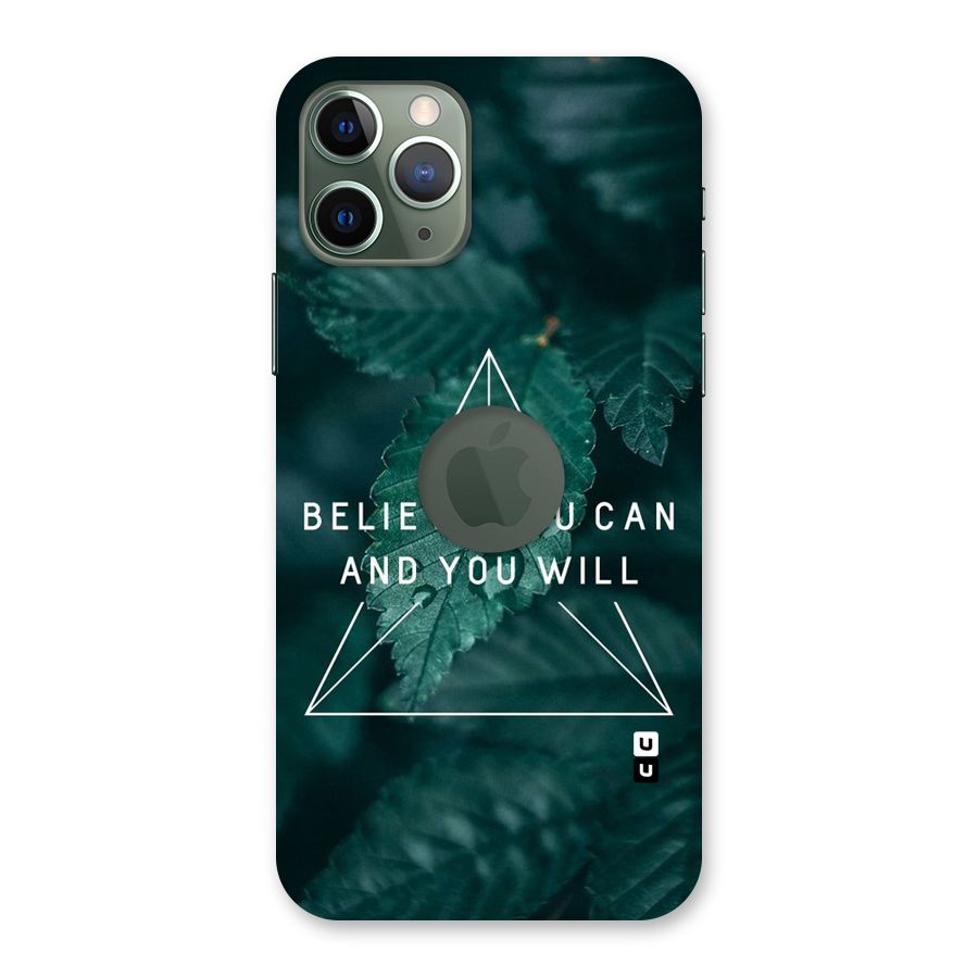 You Will Back Case for iPhone 11 Pro Logo  Cut