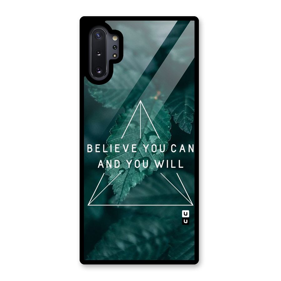 You Will Glass Back Case for Galaxy Note 10 Plus