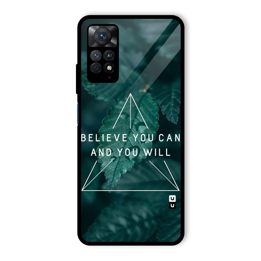 You Will Glass Back Case for Redmi Note 11 Pro