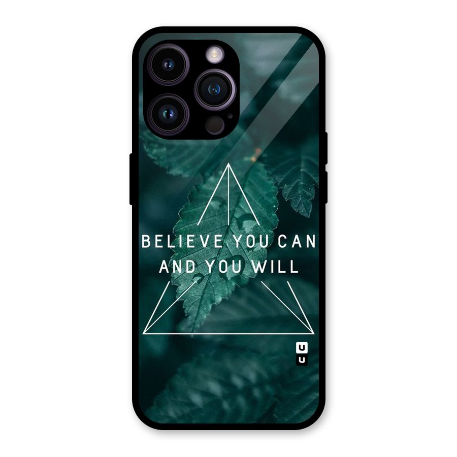 You Will Glass Back Case for iPhone 14 Pro Max