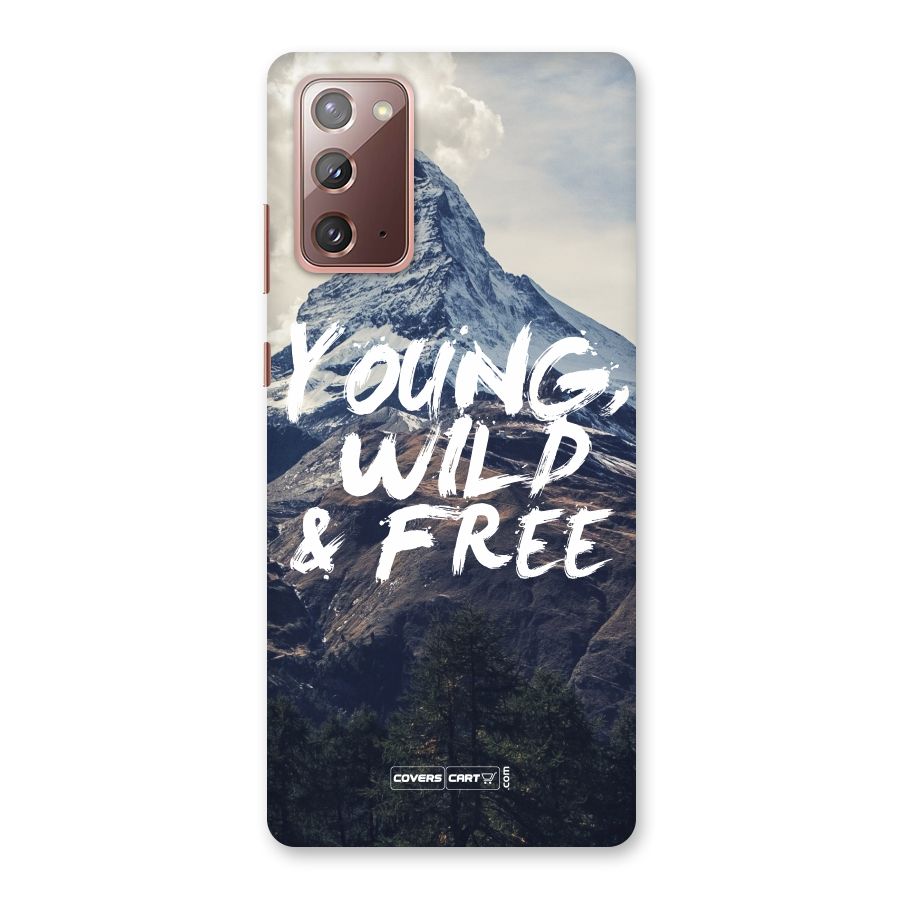 Young Wild and Free Back Case for Galaxy Note 20