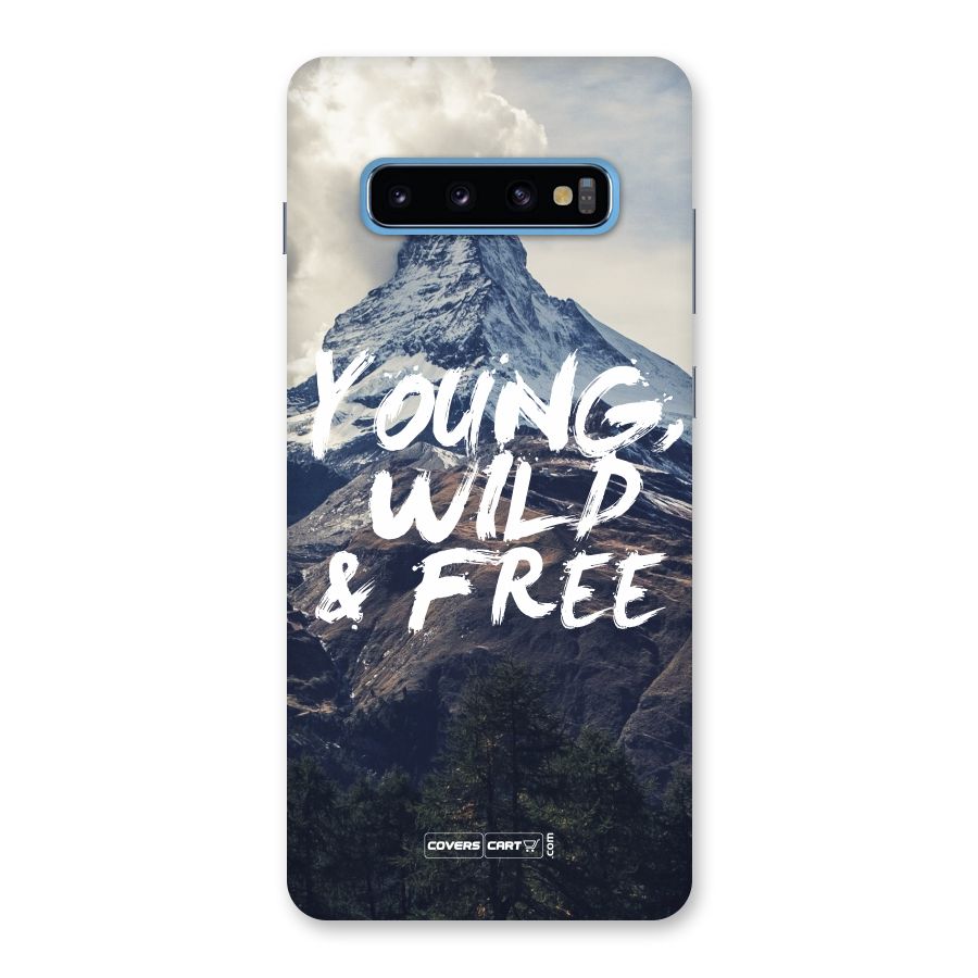 Young Wild and Free Back Case for Galaxy S10 Plus