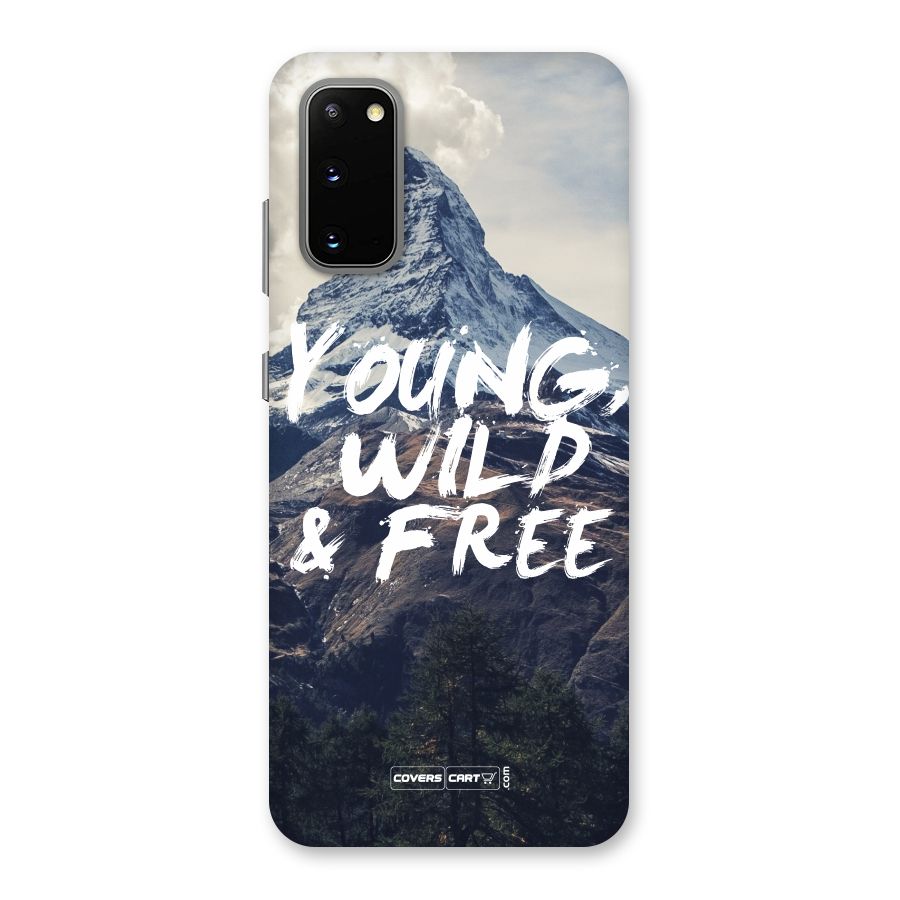 Young Wild and Free Back Case for Galaxy S20