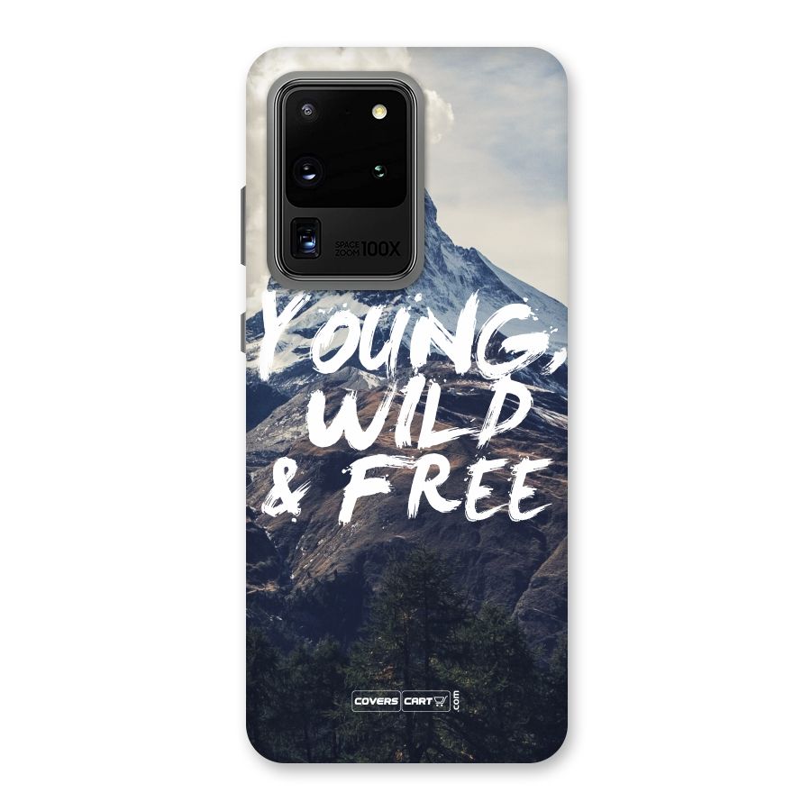 Young Wild and Free Back Case for Galaxy S20 Ultra