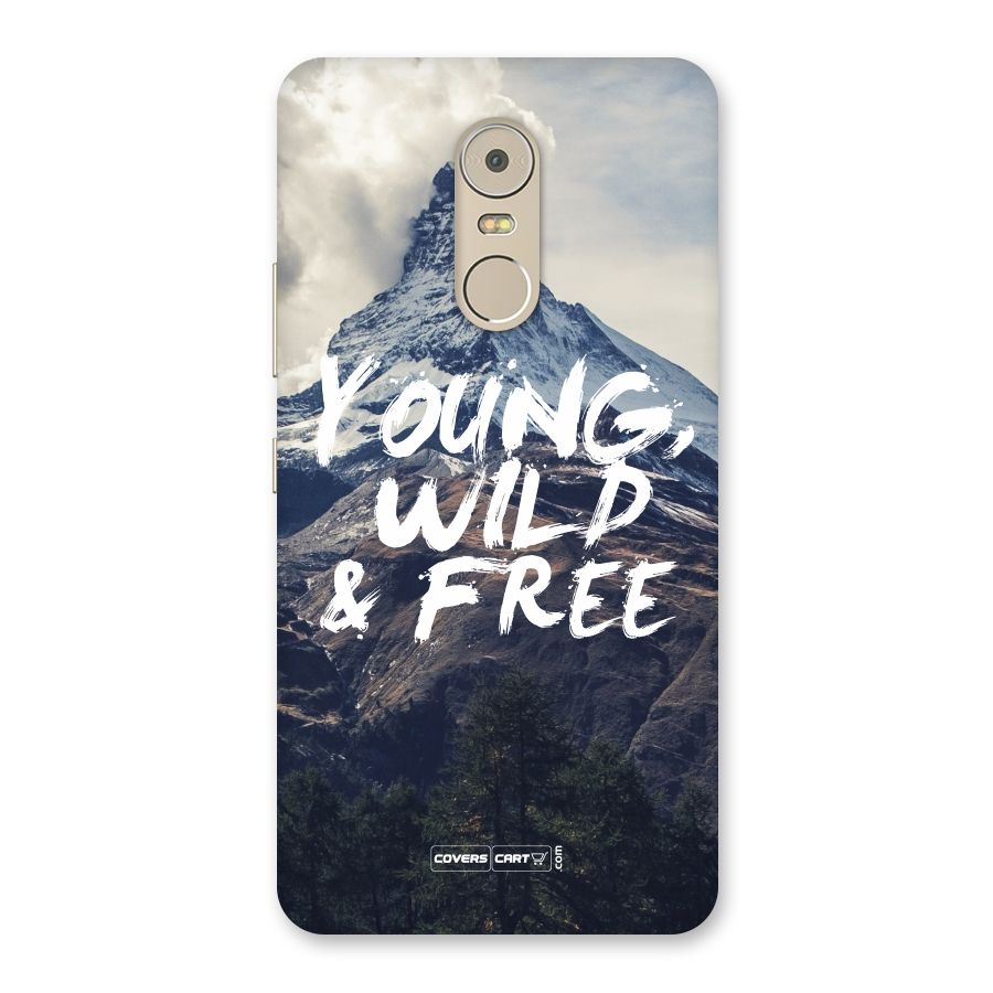 Young Wild and Free Back Case for Lenovo K6 Note