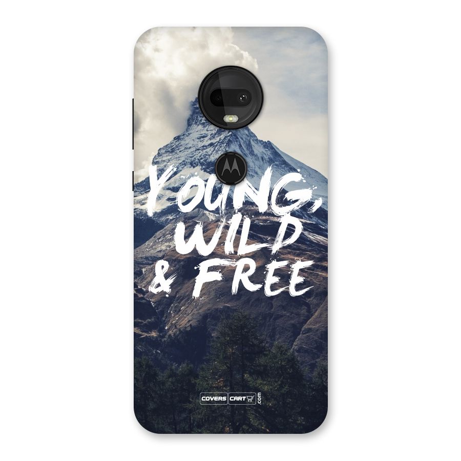 Young Wild and Free Back Case for Moto G7