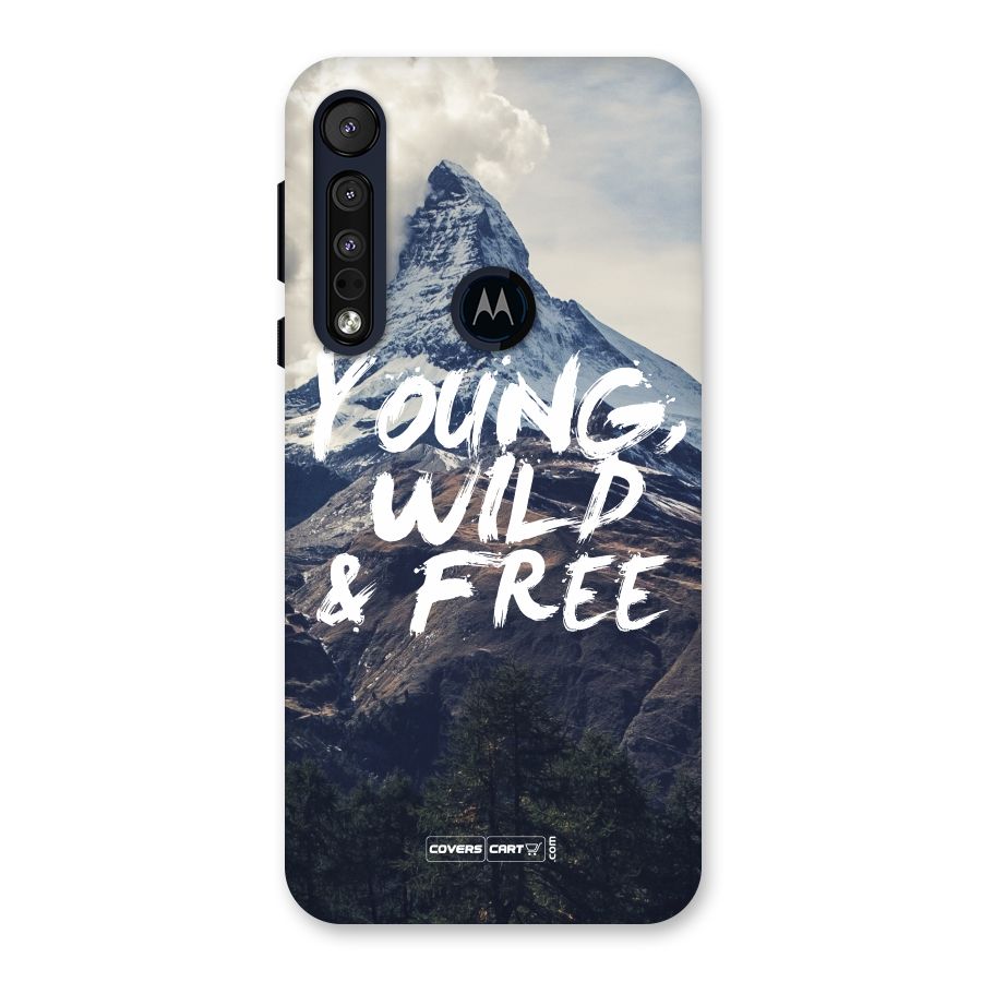 Young Wild and Free Back Case for Motorola One Macro