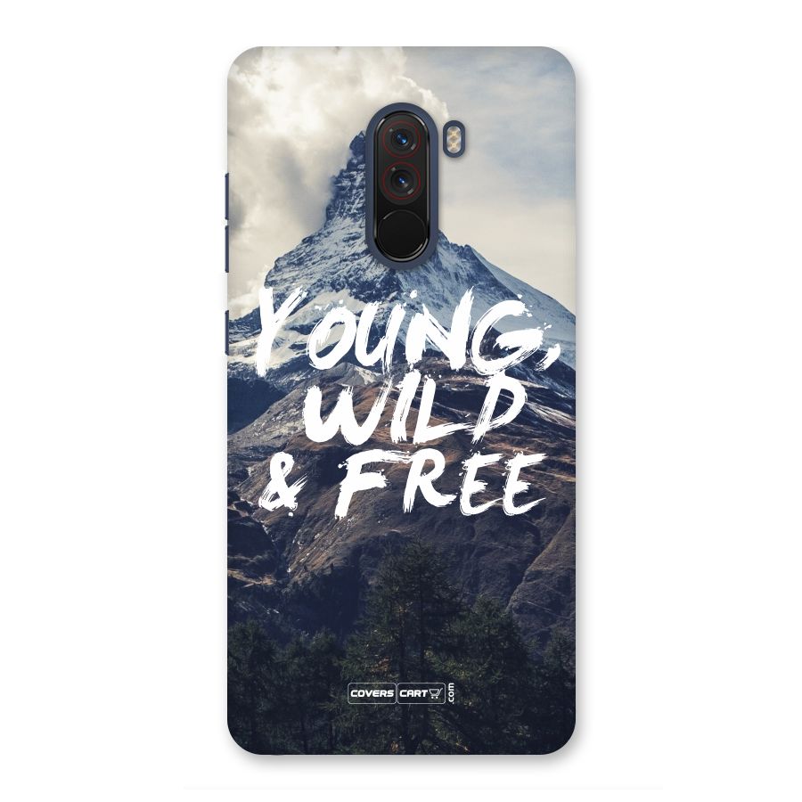 Young Wild and Free Back Case for Poco F1