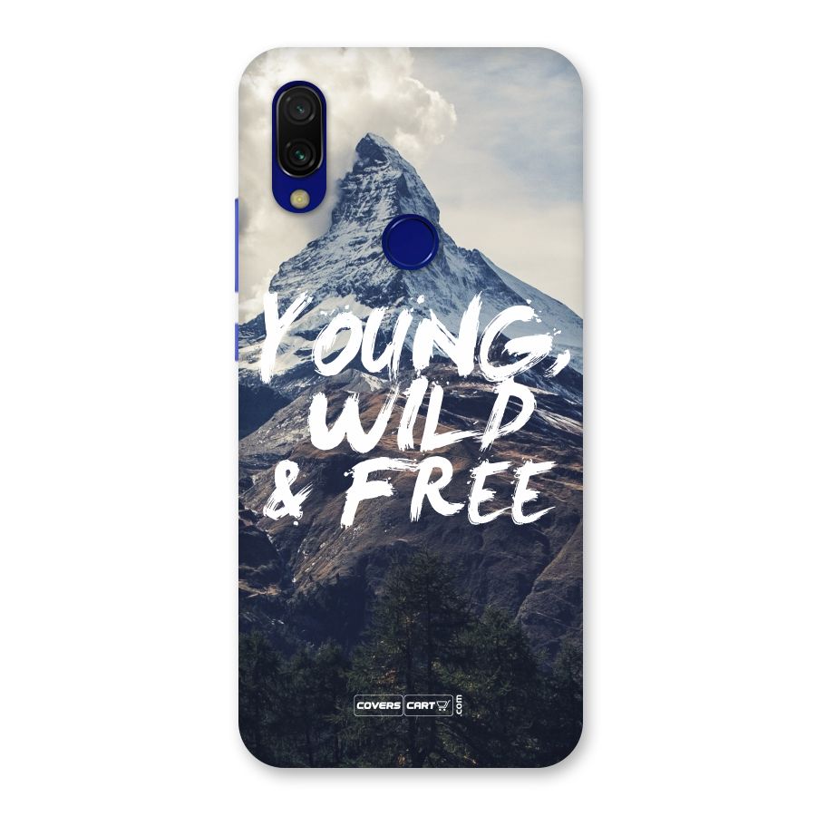 Young Wild and Free Back Case for Redmi 7