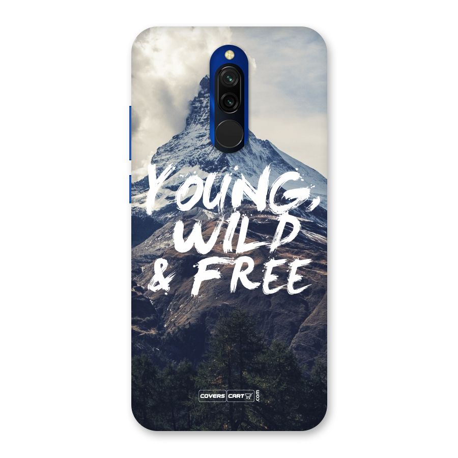 Young Wild and Free Back Case for Redmi 8