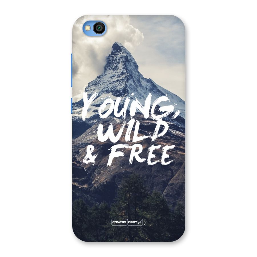 Young Wild and Free Back Case for Redmi Go