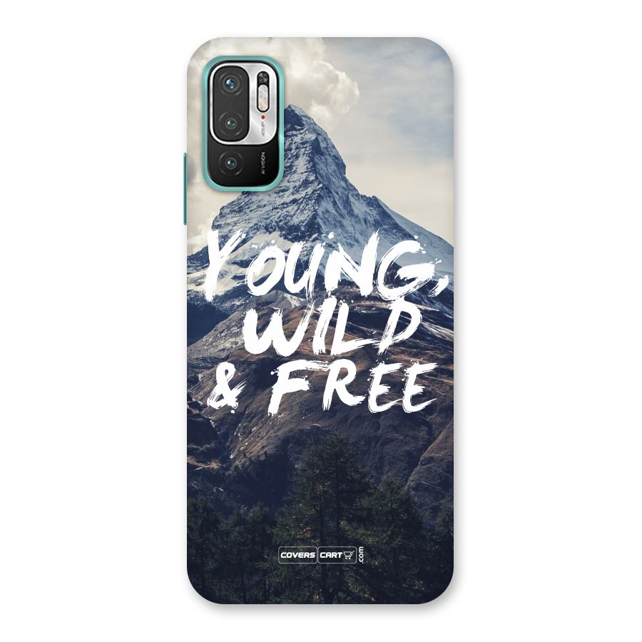 Young Wild and Free Back Case for Redmi Note 10T 5G