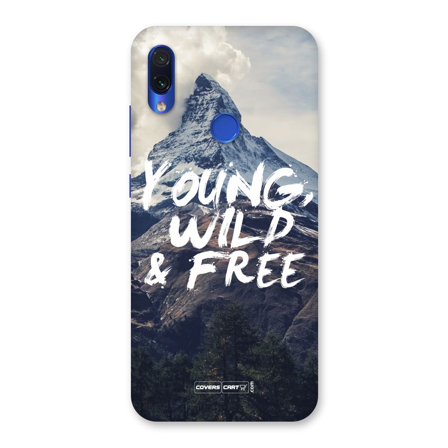 Young Wild and Free Back Case for Redmi Note 7