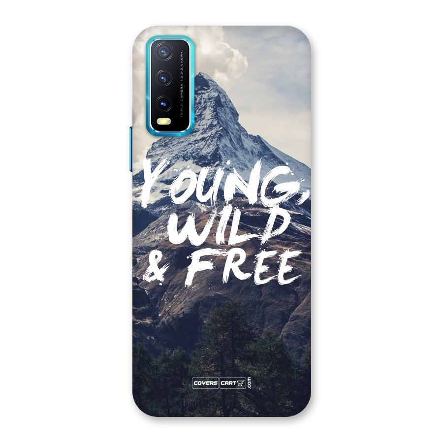 Young Wild and Free Back Case for Vivo Y20