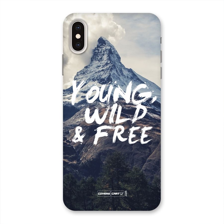 Young Wild and Free Back Case for iPhone XS Max