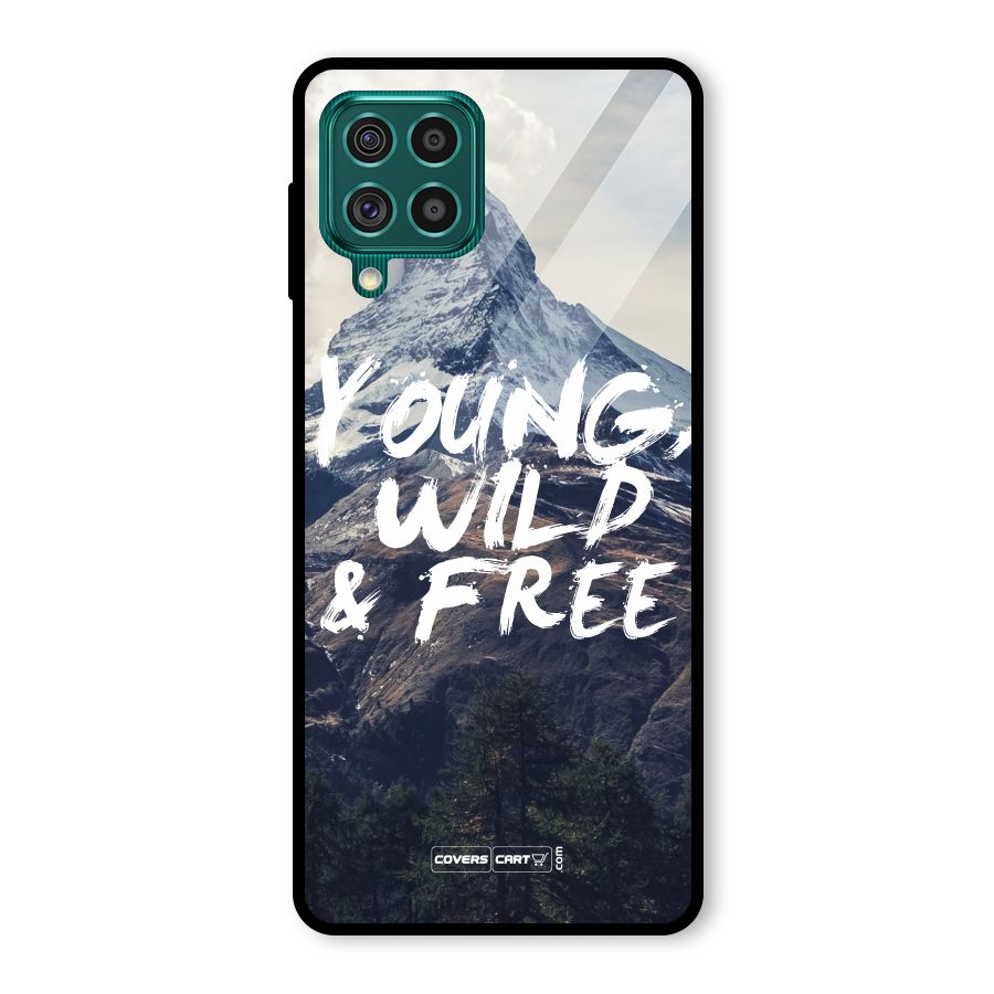 Young Wild and Free Glass Back Case for Galaxy F62
