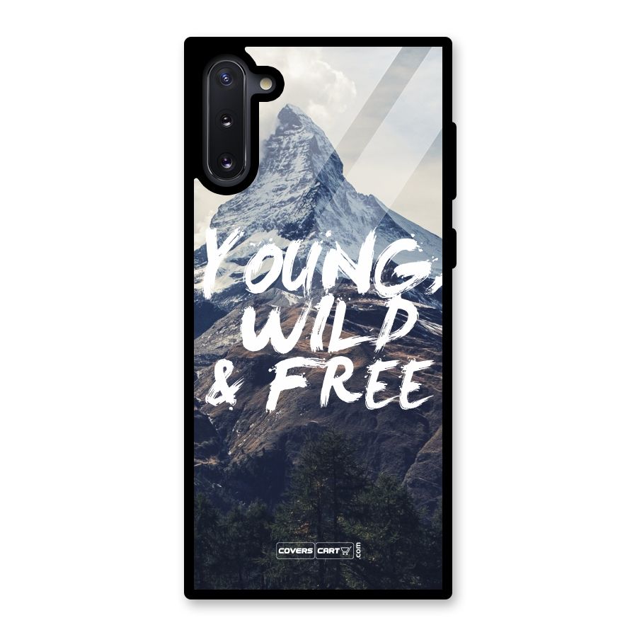 Young Wild and Free Glass Back Case for Galaxy Note 10