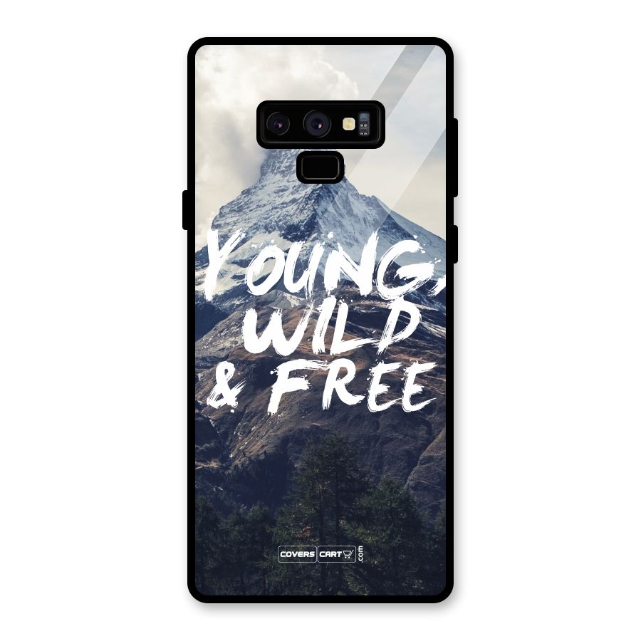 Young Wild and Free Glass Back Case for Galaxy Note 9