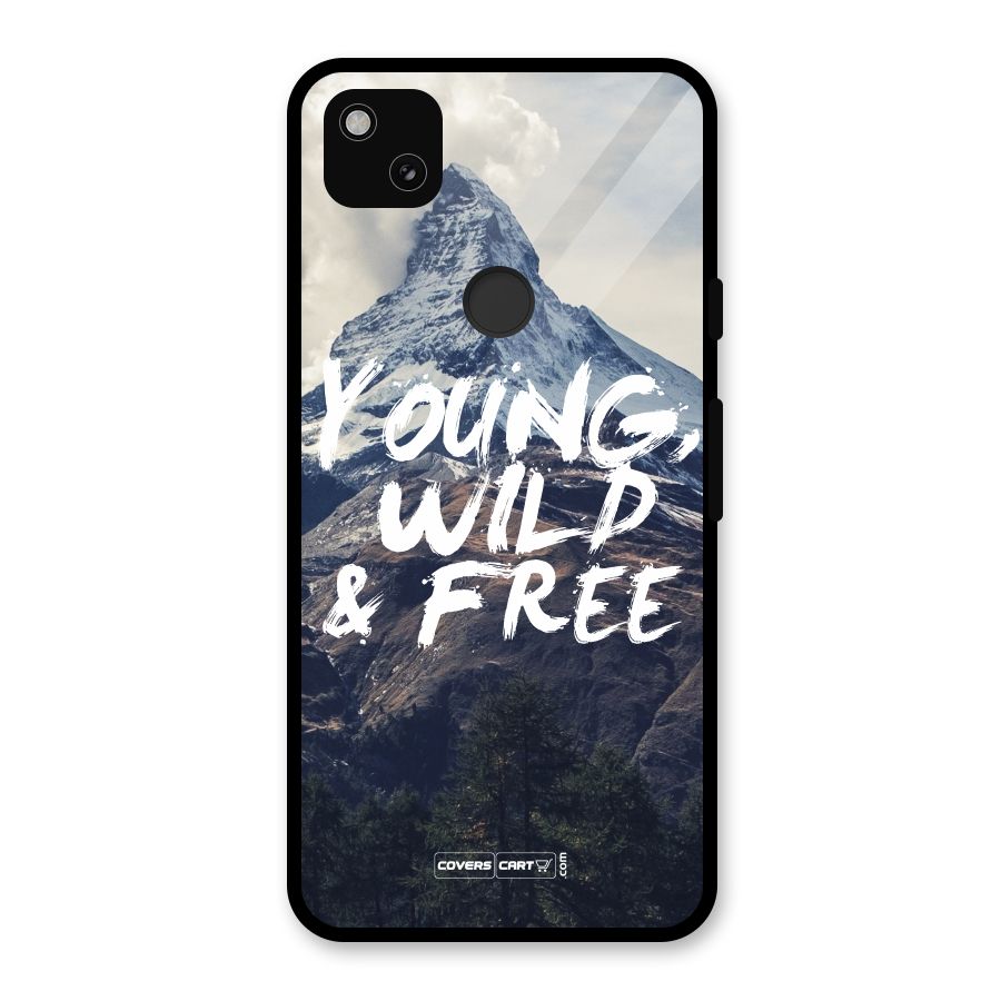 Young Wild and Free Glass Back Case for Google Pixel 4a