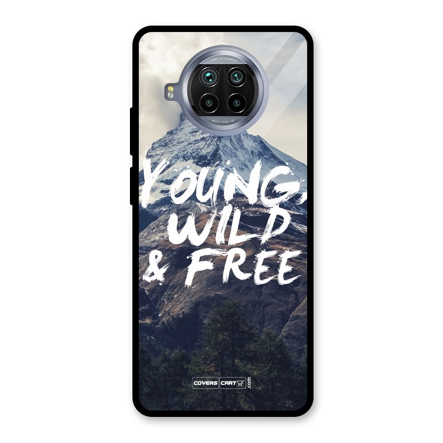 Young Wild and Free Glass Back Case for Mi 10i