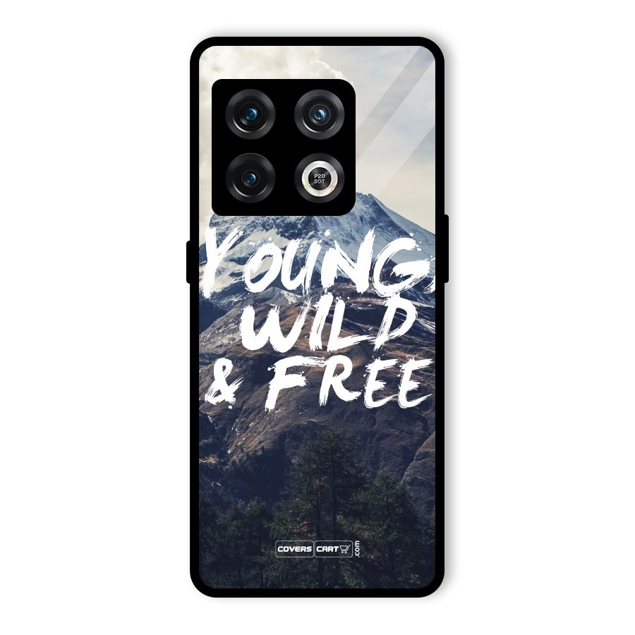 Young Wild and Free Glass Back Case for OnePlus 10 Pro 5G