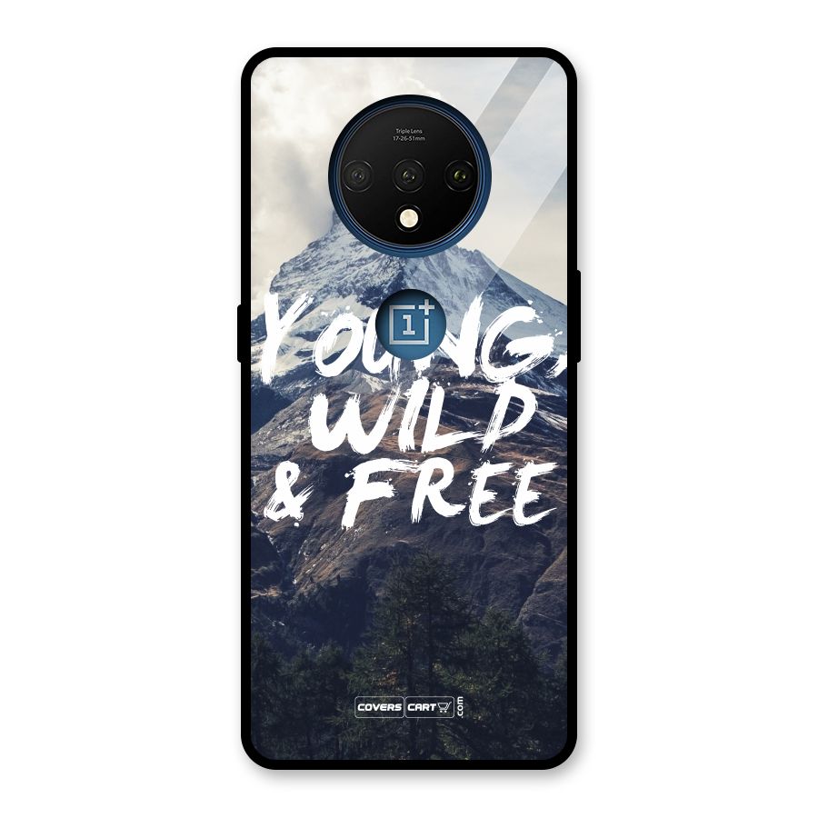 Young Wild and Free Glass Back Case for OnePlus 7T