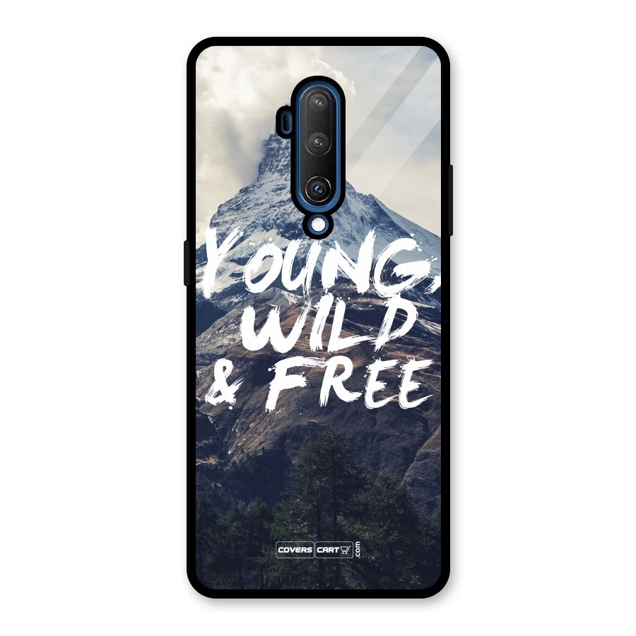 Young Wild and Free Glass Back Case for OnePlus 7T Pro
