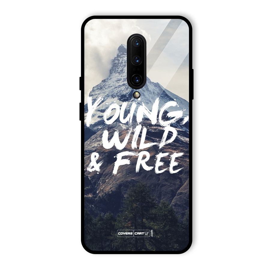 Young Wild and Free Glass Back Case for OnePlus 7 Pro