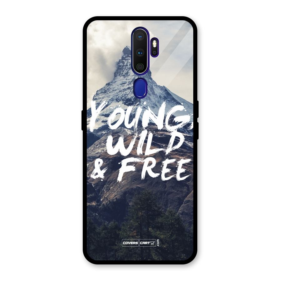 Young Wild and Free Glass Back Case for Oppo A9 (2020)