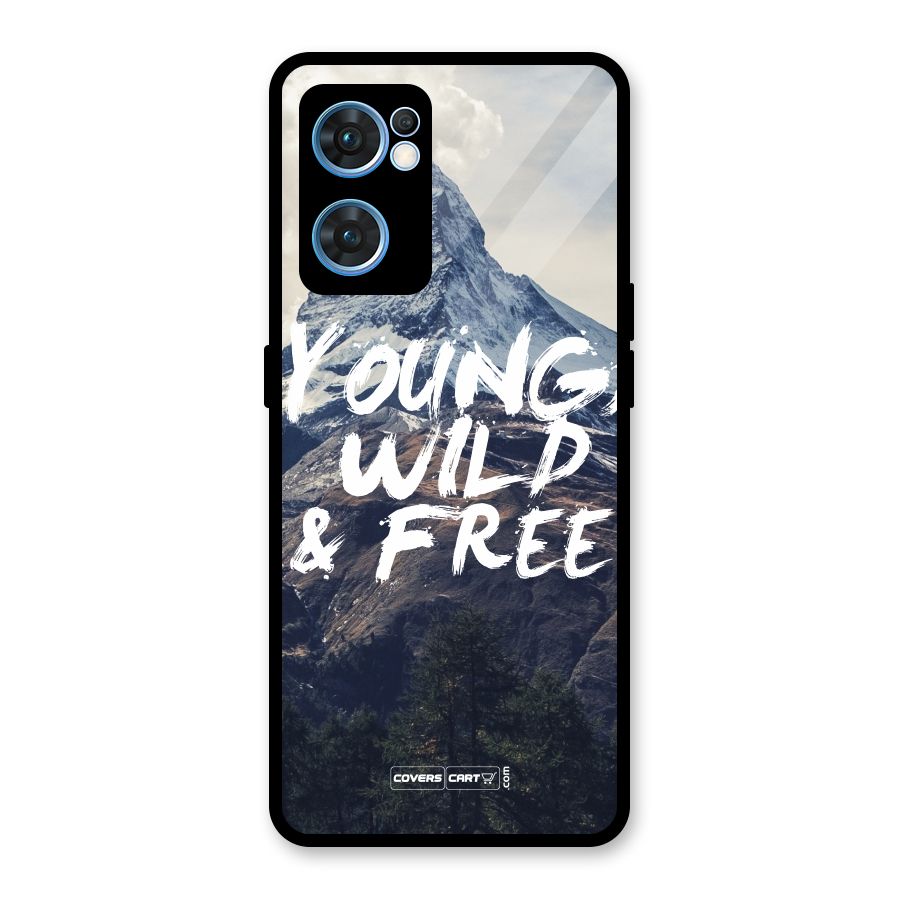 Young Wild and Free Glass Back Case for Oppo Reno7 5G