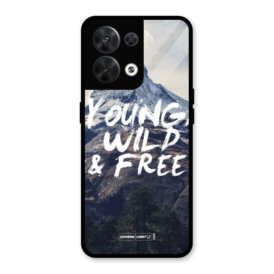 Young Wild and Free Glass Back Case for Oppo Reno8 5G