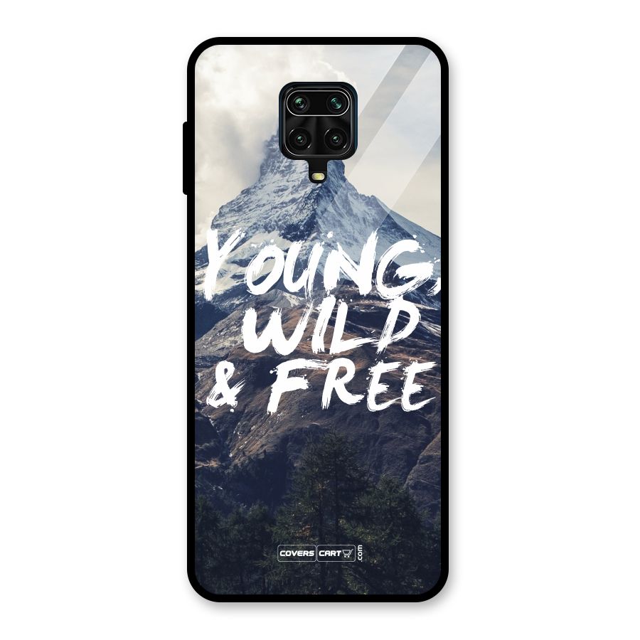 Young Wild and Free Glass Back Case for Poco M2 Pro