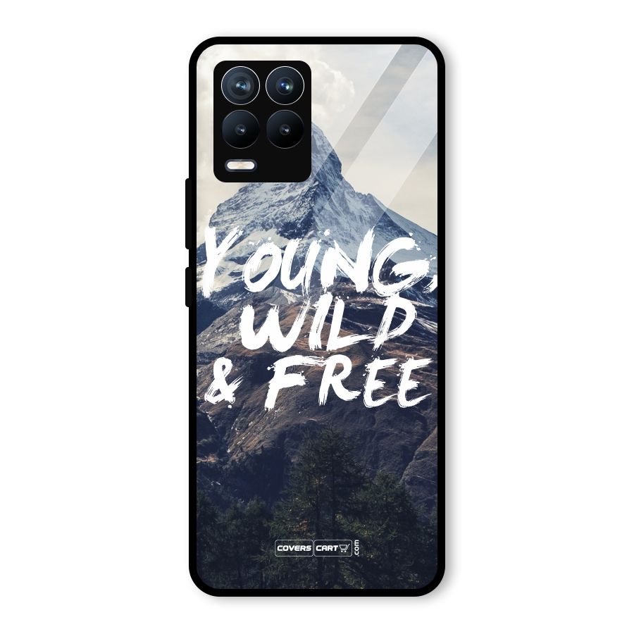 Young Wild and Free Glass Back Case for Realme 8 Pro