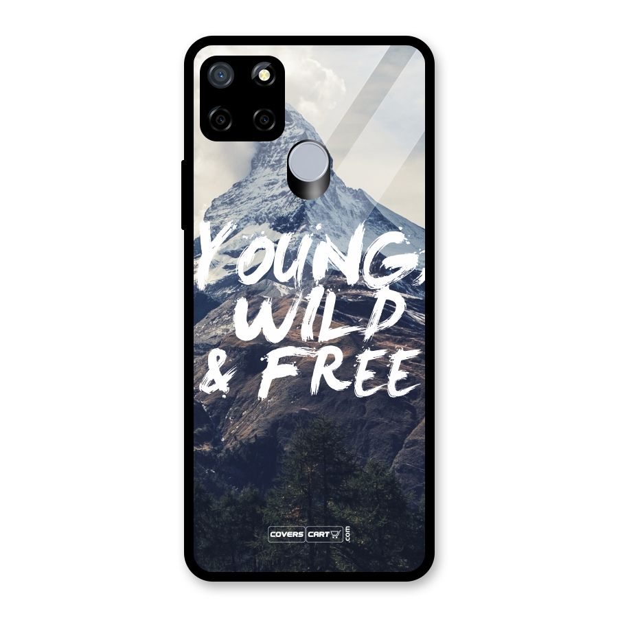 Young Wild and Free Glass Back Case for Realme C15