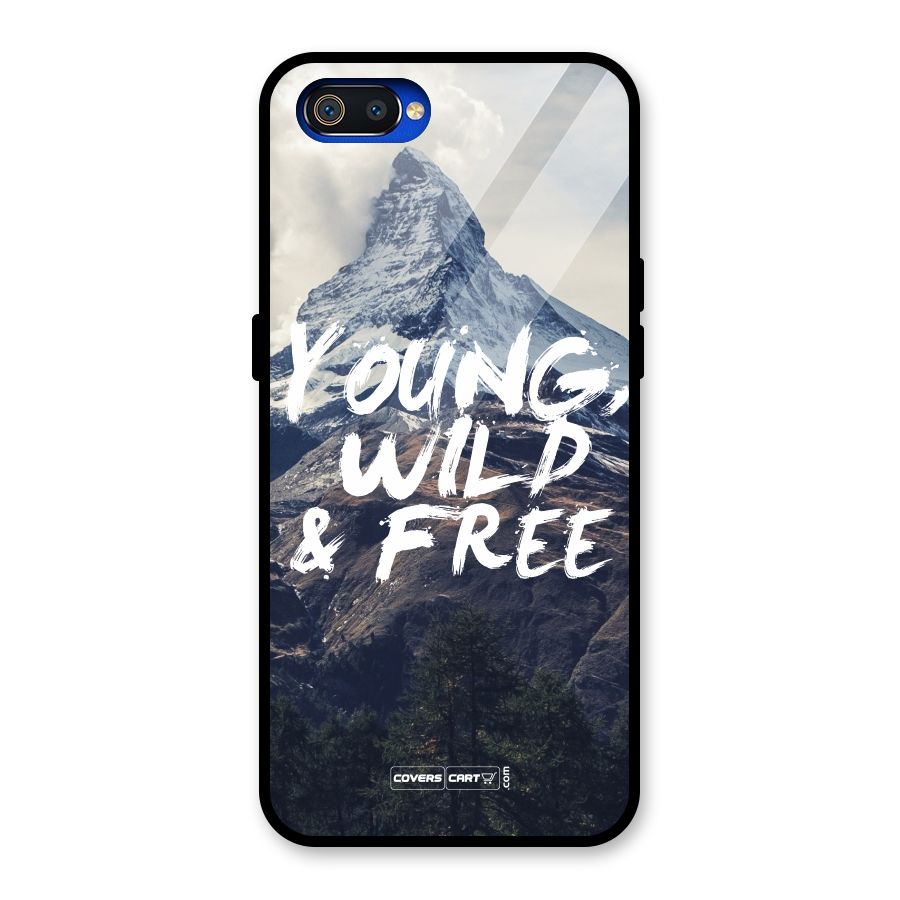 Young Wild and Free Glass Back Case for Realme C2