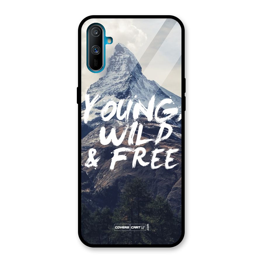 Young Wild and Free Glass Back Case for Realme C3
